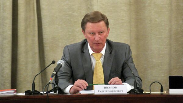 Руководитель Админстрации президента РФ Сергей Иванов Руководитель Админстрации президента РФ Сергей Иванов