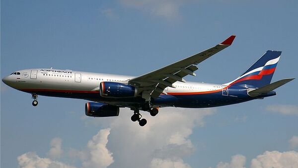 Самолет Airbus A330-200 компании Aeroflot. Архив Самолет Airbus A330-200 компании Aeroflot. Архив