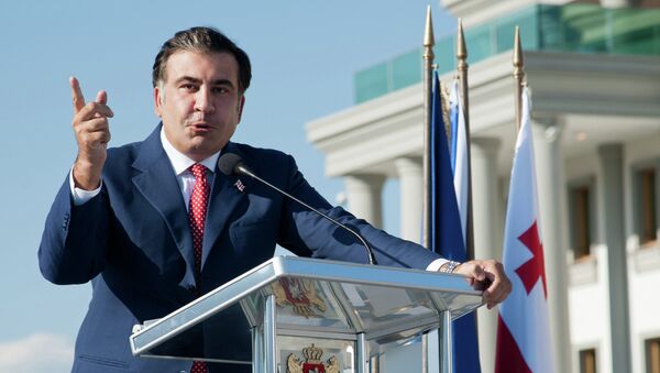 Экс-президент Грузии Михаил Саакашвили. Архивное фото Экс-президент Грузии Михаил Саакашвили. Архивное фото