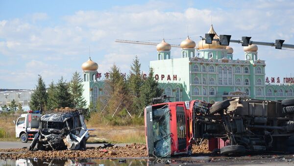 ДТП с участием Газели, перевозившей российских туристов, в китайском городе Маньчжурия ДТП с участием Газели, перевозившей российских туристов, в китайском городе Маньчжурия