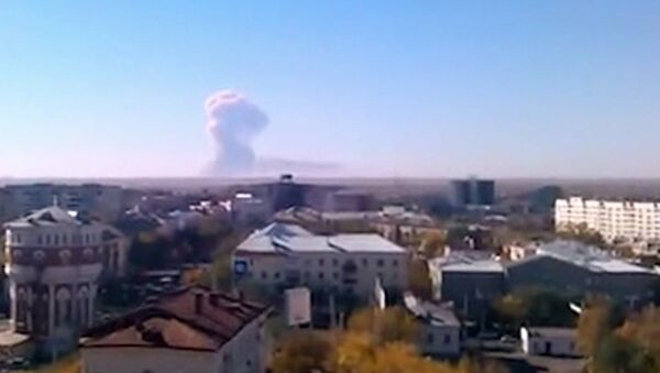 Взрывы боеприпасов под Оренбургом Взрывы боеприпасов под Оренбургом
