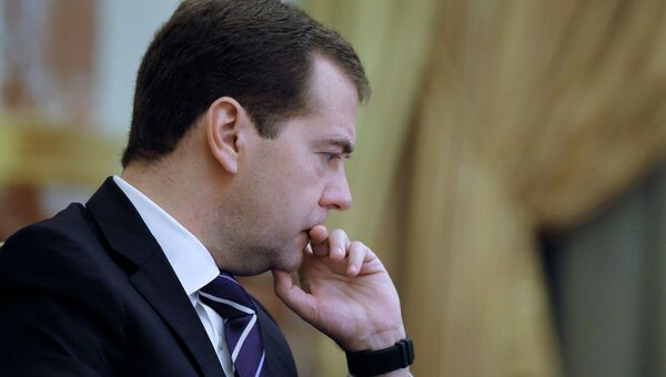 Премьер-министр РФ Дмитрий Медведев. Архив Премьер-министр РФ Дмитрий Медведев. Архив
