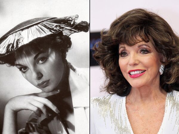 Британская актриса Джоан Коллинз (1952 / 2012) Британская актриса Джоан Коллинз (1952 / 2012)