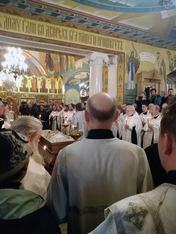 Отпевание протоиерея Всеволода Чаплина в храме святого Феодора Студита у Никитских ворот Отпевание протоиерея Всеволода Чаплина в храме святого Феодора Студита у Никитских ворот