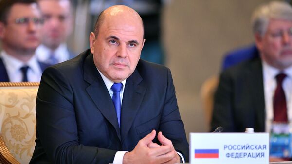 Председатель правительства РФ Михаил Мишустин на заседании Евразийского межправительственного совета Председатель правительства РФ Михаил Мишустин на заседании Евразийского межправительственного совета