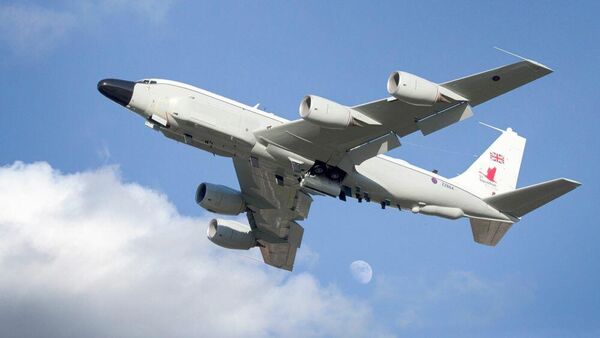 Самолет RC-135W Rivet Joint британских ВВС Самолет RC-135W Rivet Joint британских ВВС