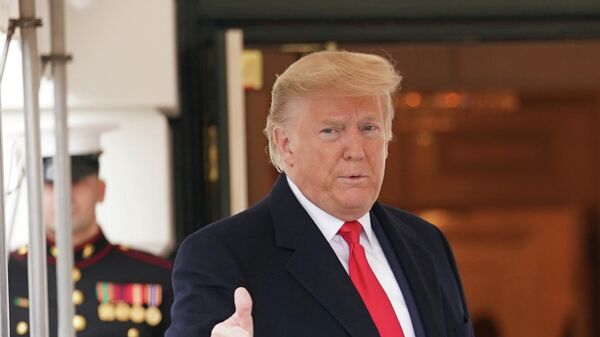 Президент США Дональд Трамп в Белом доме Президент США Дональд Трамп в Белом доме