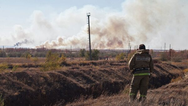 Взрывы боеприпасов под Оренбургом Взрывы боеприпасов под Оренбургом