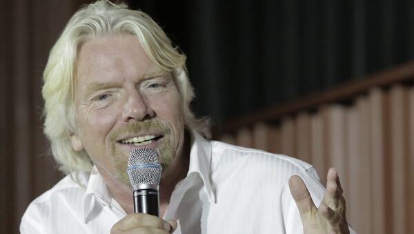Основатель корпорации Virgin Ричард Брэнсон. Архивное фото Основатель корпорации Virgin Ричард Брэнсон. Архивное фото