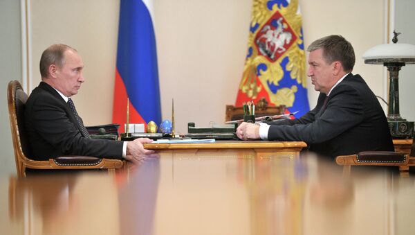 В.Путин встретился с А.Худилайненом В.Путин встретился с А.Худилайненом