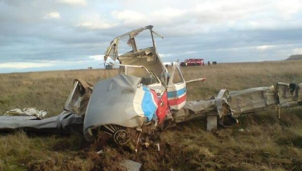 Крушение самолета Як-18 под Рязанью. Архивное фото Крушение самолета Як-18 под Рязанью. Архивное фото