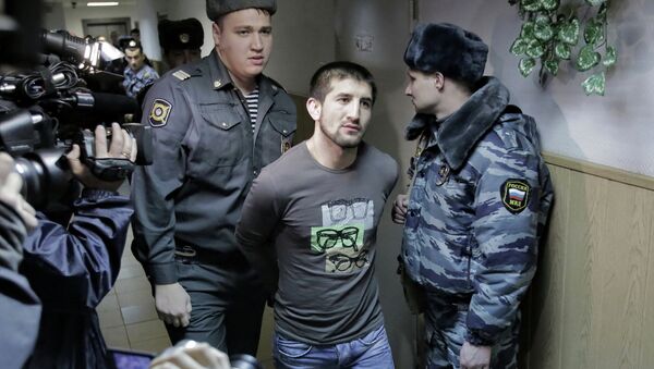 Самбист Расул Мирзаев в Замоскворецком суде Москвы Самбист Расул Мирзаев в Замоскворецком суде Москвы