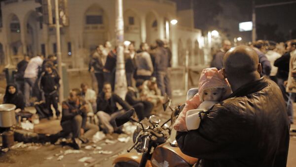 Акция протеста оппозиции в Египте Акция протеста оппозиции в Египте