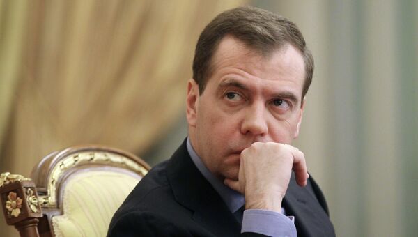 Премьер-министр РФ Дмитрий Медведев. Архив Премьер-министр РФ Дмитрий Медведев. Архив
