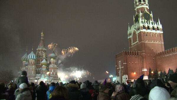 Как встречали Новый год на Красной площади Как встречали Новый год на Красной площади