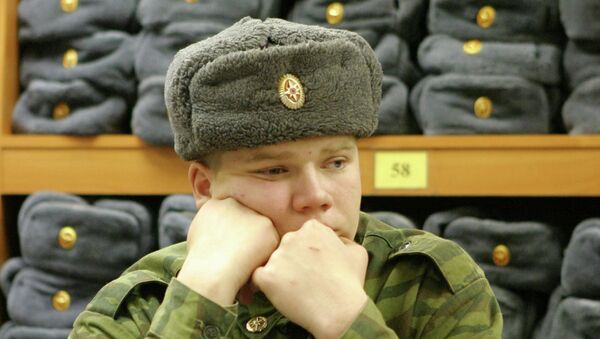 Склад военного обмундирования на призывном пункте Склад военного обмундирования на призывном пункте