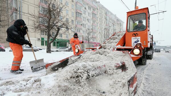 Снегопад в Москве Снегопад в Москве