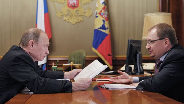 Встреча Владимира Путина с Николаем Кропачевым Встреча Владимира Путина с Николаем Кропачевым