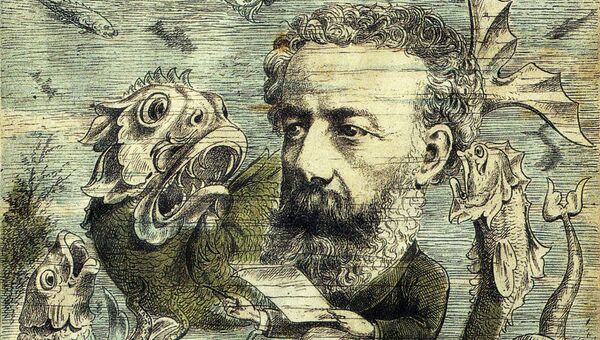 Фрагмент карикатуры с обложки журнала L'Algerie от 15 июня 1884 Фрагмент карикатуры с обложки журнала L'Algerie от 15 июня 1884