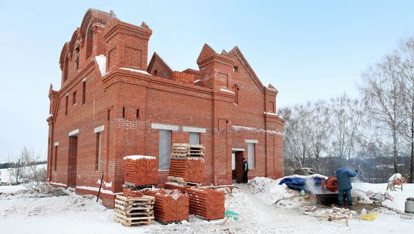 Строительство храма в селе Бураново Строительство храма в селе Бураново