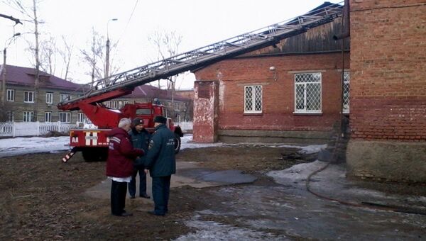 Пожар в детдоме под Иркутском Пожар в детдоме под Иркутском