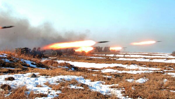 Военные учения в Северной Корее Военные учения в Северной Корее