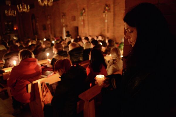 Празднование католической Пасхи в Новосибирске Празднование католической Пасхи в Новосибирске