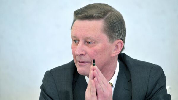 С.Иванов провел встречу с журналистами. Архив С.Иванов провел встречу с журналистами. Архив