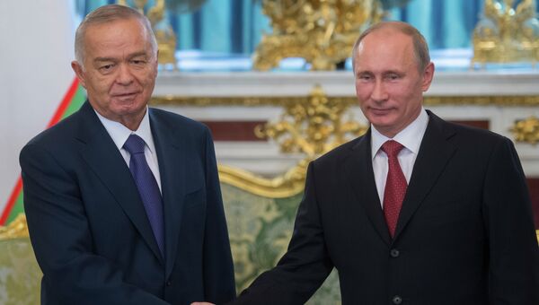 Визит президента республики Узбекистан И. Каримова в РФ. Архивное фото Визит президента республики Узбекистан И. Каримова в РФ. Архивное фото