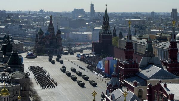 Генеральная репетиция парада Победы на Красной площади Генеральная репетиция парада Победы на Красной площади