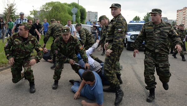 Народный сход против этнопреступности в Удомле Народный сход против этнопреступности в Удомле