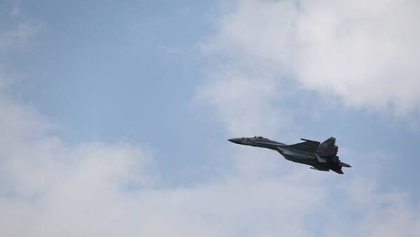 Полет на истребителе Су-35 Полет на истребителе Су-35