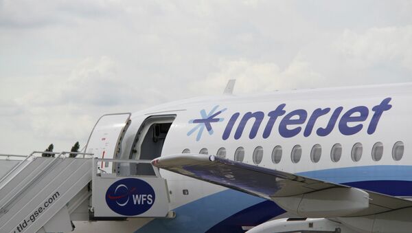 Sukhoi Superjet 100 на авиасалоне Ле Бурже. Архивное фото Sukhoi Superjet 100 на авиасалоне Ле Бурже. Архивное фото