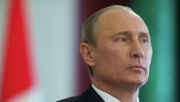 Президент России Владимир Путин. Архивное фото Президент России Владимир Путин. Архивное фото