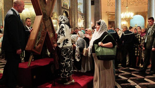 Крест апостола Андрея Первозванного доставили в Санкт-Петербург Крест апостола Андрея Первозванного доставили в Санкт-Петербург
