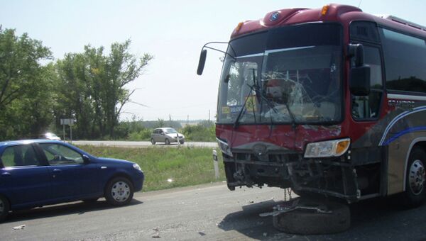 ДТП с участием автобуса в Ростовской области ДТП с участием автобуса в Ростовской области
