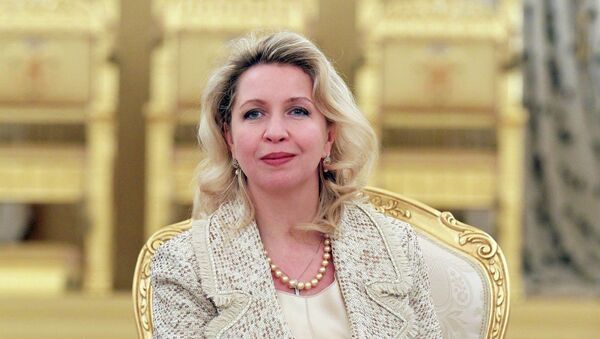 Светлана Медведева в Кремлевском Дворце. Архив Светлана Медведева в Кремлевском Дворце. Архив