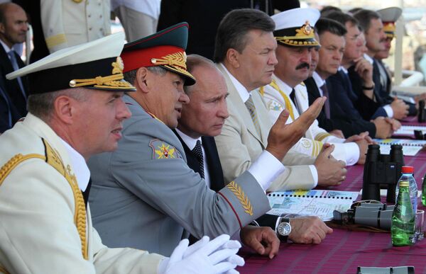 Рабочий визит В.Путина на Украину. Севастополь Рабочий визит В.Путина на Украину. Севастополь