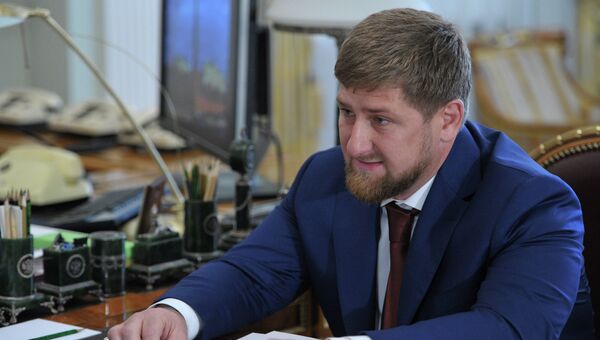 Глава Чеченской Республики Рамзан Кадыров. Архив Глава Чеченской Республики Рамзан Кадыров. Архив