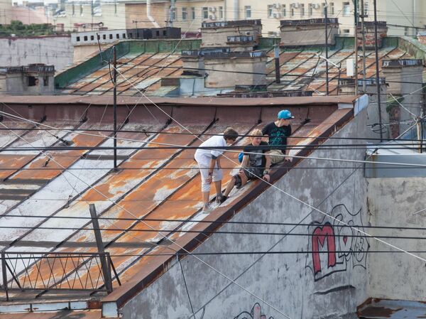 Прогулка по крышам Петербурга Прогулка по крышам Петербурга