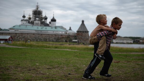 Жизнь на Соловецком архипелаге. Архивное фото Жизнь на Соловецком архипелаге. Архивное фото