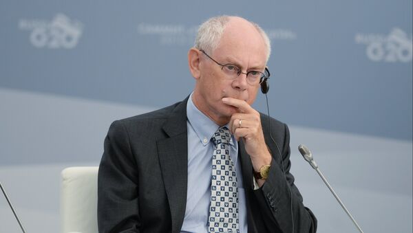 Председатель Европейского совета Херман ван Ромпей. Архивное фото Председатель Европейского совета Херман ван Ромпей. Архивное фото