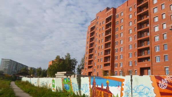 Самовольное строительство в Томске, архивное фото Самовольное строительство в Томске, архивное фото
