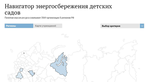 Навигатор энергосбережения детских садов Навигатор энергосбережения детских садов