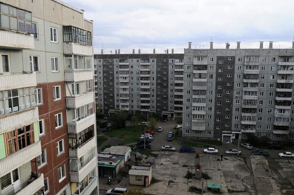 Многоэтажная застройка в Красноярске Многоэтажная застройка в Красноярске