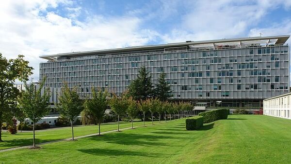 Штаб-квартира ВОЗ. Архивное фото Штаб-квартира ВОЗ. Архивное фото