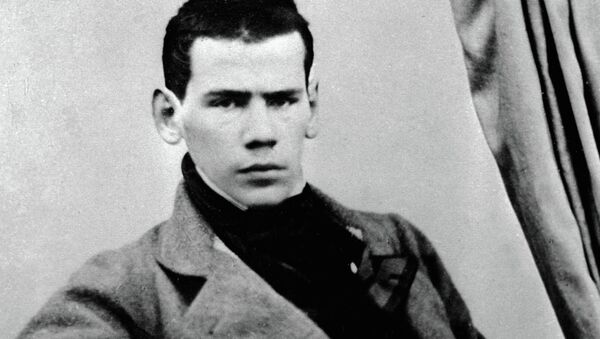 Русский писатель Лев Николаевич Толстой, 1849 год Русский писатель Лев Николаевич Толстой, 1849 год
