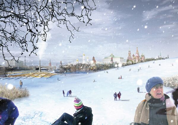 Победитель первого этапа конкурса на ландшафтно-архитектурную концепцию парка Зарядье Победитель первого этапа конкурса на ландшафтно-архитектурную концепцию парка Зарядье
