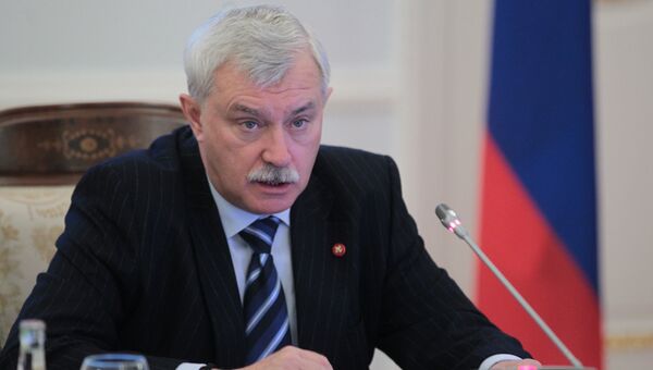Губернатор Санкт-Петербурга Георгий Полтавченко. Архивное фото Губернатор Санкт-Петербурга Георгий Полтавченко. Архивное фото