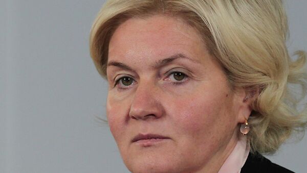 Заместитель председателя правительства Ольга Голодец, архивное фото Заместитель председателя правительства Ольга Голодец, архивное фото
